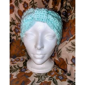 Women's Ear and Head Warmer Light Greenish Blue